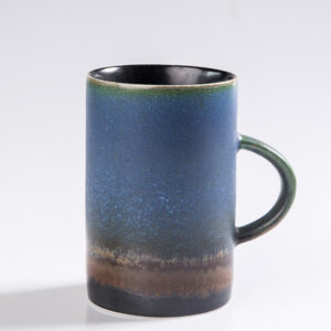 Chinese Landscaped Glaze Mug Set - Celestial Changing Kiln Pottery Cup - Image 3