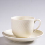 Jixiang Ceramic Coffee Set - Hand-Thrown Stoneware Cups & Saucers, Zen Minimalist Style - Solid Glaze Studio Pottery