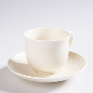 Jixiang Ceramic Coffee Set - Hand-Thrown Stoneware Cups & Saucers, Zen Minimalist Style - Solid Glaze Studio Pottery - Image 2