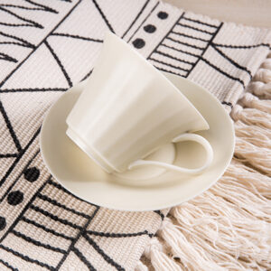 Studio Stoneware Set - Hand-Thrown Solid Glaze Cups for Zen Coffee Ritual - Image 5