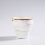 Squirrel Fired Yaki Chawan - Wood Fired Pottery Cup with Natural Ash Glaze