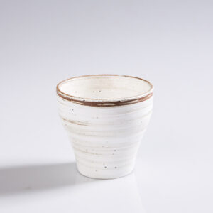 Squirrel Fired Yaki Chawan - Wood Fired Pottery Cup with Natural Ash Glaze - Image 2