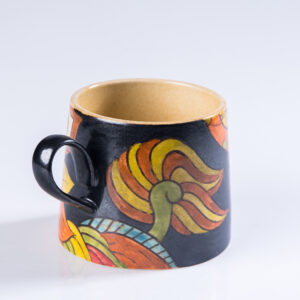 Hand Painted Awakening Lion Mug - Chinese Ceramic Art Cup for Tea & Coffee - Image 3