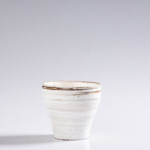 Squirrel Fired Yaki Chawan - Wood Fired Pottery Cup with Natural Ash Glaze - Image 3
