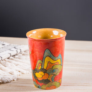 Hand Painted Awakening Lion Beer Mug - Chinese Ceramic Art Pint for Craft Beer - Image 6