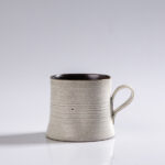 Hand-Thrown Shino Glaze Mug - Handmade Stoneware Coffee Cup - Rustic Ceramic Cup
