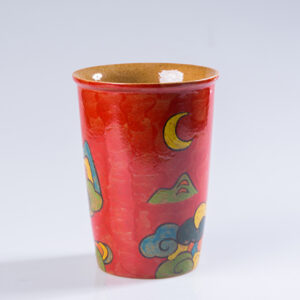 Hand Painted Awakening Lion Beer Mug - Chinese Ceramic Art Pint for Craft Beer - Image 3