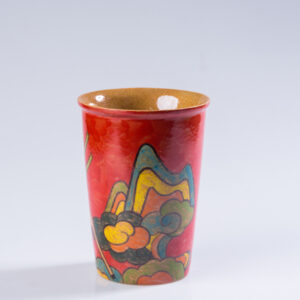 Hand Painted Awakening Lion Beer Mug - Chinese Ceramic Art Pint for Craft Beer - Image 2