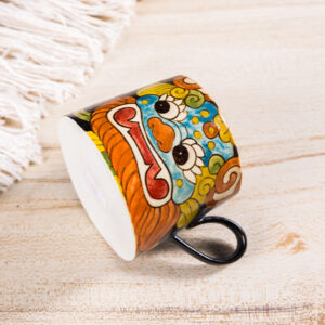 Hand Painted Awakening Lion Mug - Chinese Ceramic Art Cup for Tea & Coffee - Image 6