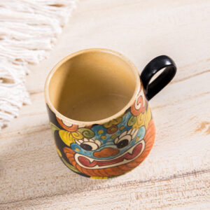 Hand Painted Awakening Lion Mug - Chinese Ceramic Art Cup for Tea & Coffee - Image 7