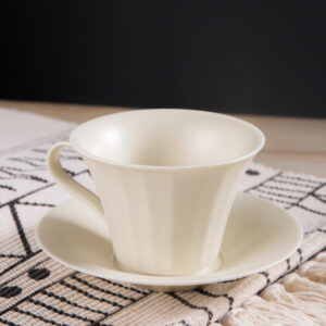 Studio Stoneware Set - Hand-Thrown Solid Glaze Cups for Zen Coffee Ritual - Image 6