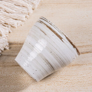 Squirrel Fired Yaki Chawan - Wood Fired Pottery Cup with Natural Ash Glaze - Image 6