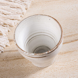 Squirrel Fired Yaki Chawan - Wood Fired Pottery Cup with Natural Ash Glaze - Image 7