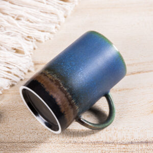 Chinese Landscaped Glaze Mug Set - Celestial Changing Kiln Pottery Cup - Image 6