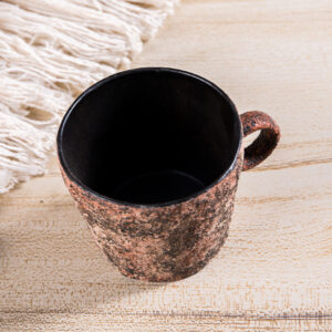 Hand Built Mineral Pigment Mug - Rough Pottery Textured Cup for Coffee & Tea - Image 7