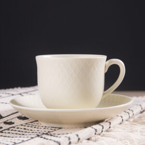 Jixiang Ceramic Coffee Set - Hand-Thrown Stoneware Cups & Saucers, Zen Minimalist Style - Solid Glaze Studio Pottery - Image 4