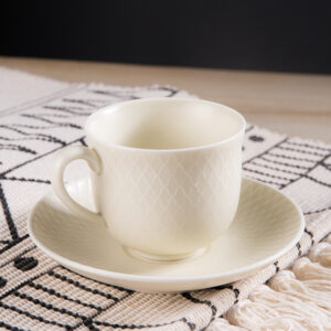 Jixiang Ceramic Coffee Set - Hand-Thrown Stoneware Cups & Saucers, Zen Minimalist Style - Solid Glaze Studio Pottery - Image 5