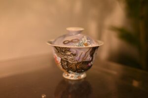 釉上彩麒麟踏浪金银错套组 - 图片 6