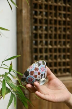 珐琅彩宝相普洱杯
