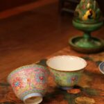 珐琅彩缠枝莲主人杯