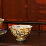 珐琅彩祥云龙纹主人杯